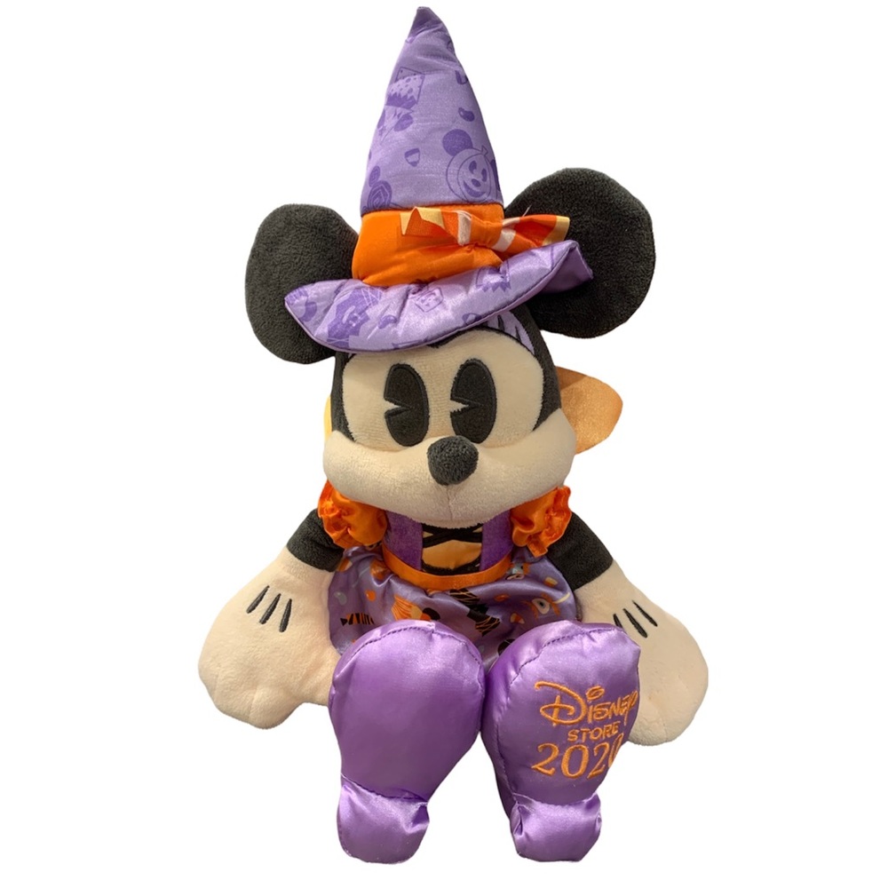 Disney Minnie Mouse in Witch Costume 15” Plush from Disney Store 2020 Halloween